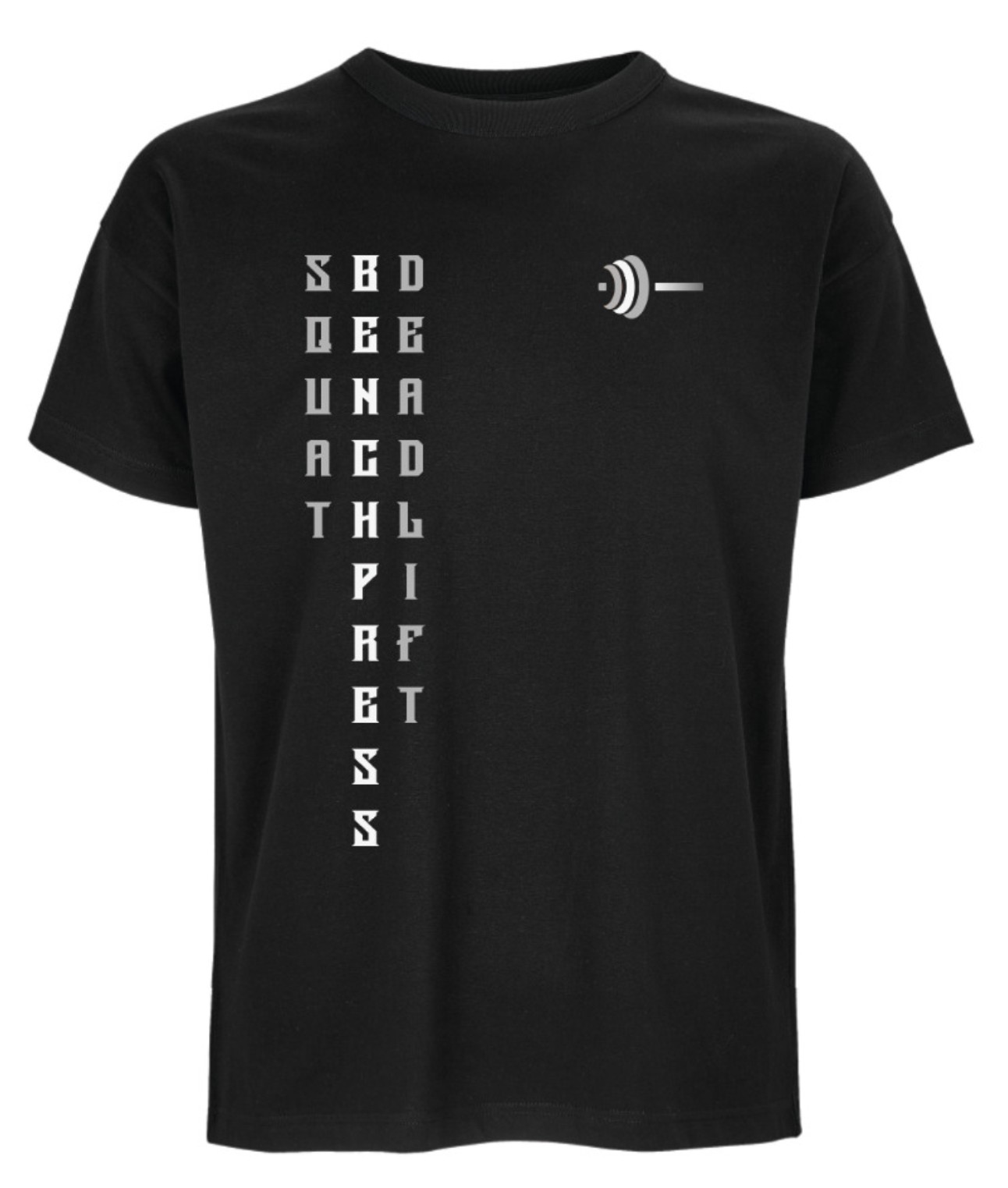 Camiseta Gris Vintage Squat/Benchpress/Dead Lift
