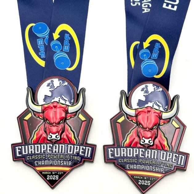 Medalla Oficial European Open 2025