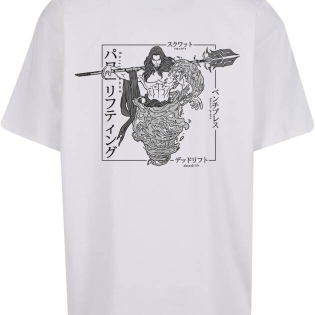 Camiseta Oversize Poseidón Anime limited edition